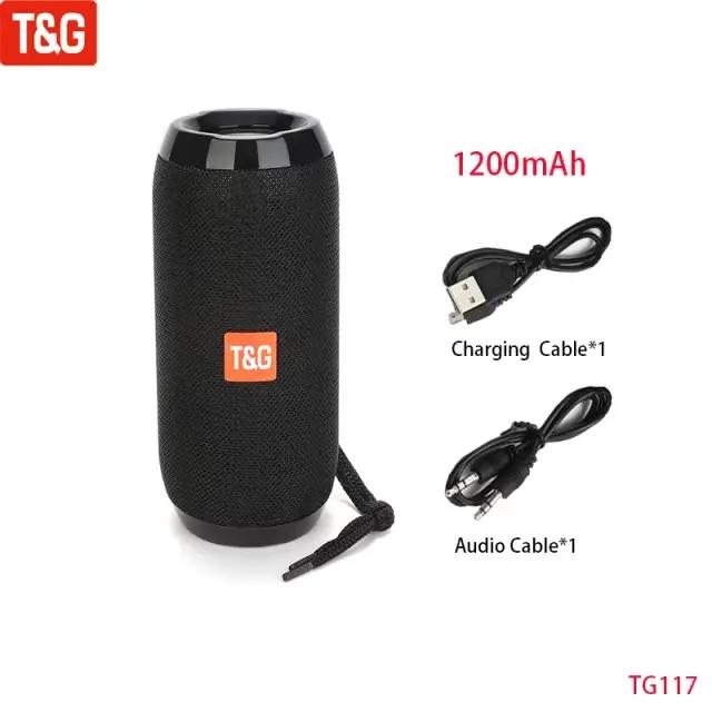 Haut-parleur Bluetooth portable sans fil, Caixa De Som, Boîte de son itude Bluetooth pour radio FM, 