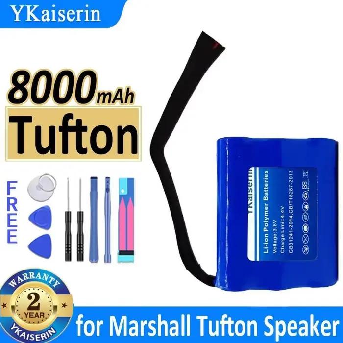 Batterie de haut-parleur haute capacité, puissance fiable 8000Mah pour Marshall Tufton C196G1