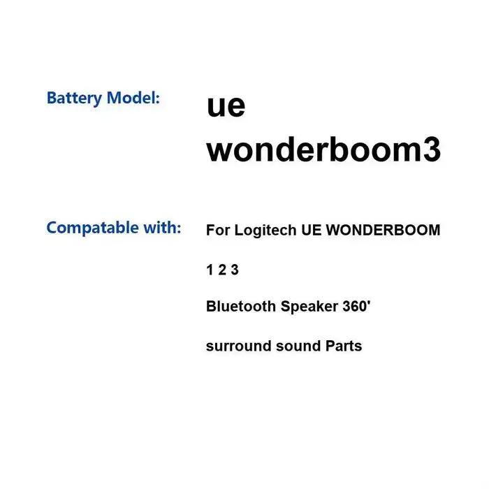 Pour Logitech UE Wonderboom 3 wonderboom3, composants d'enceinte Bluetooth à performance longue duré