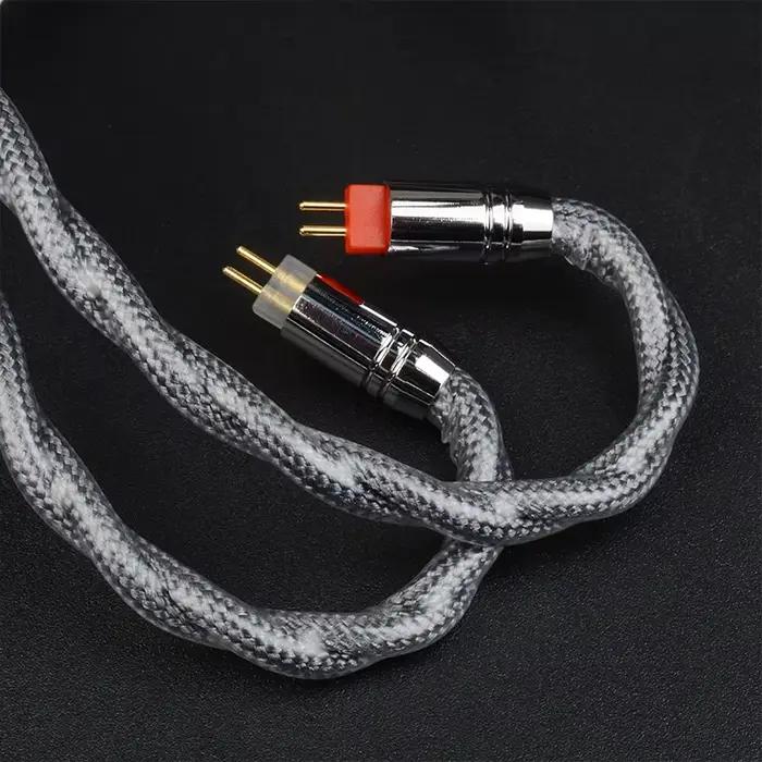 NICEHCK GreyRhino 6N OCC câble d'écouteurs HiFi en cuivre 3.5/2.5/4.4mm MMCX/2Pin pour HOLA Zero KAT