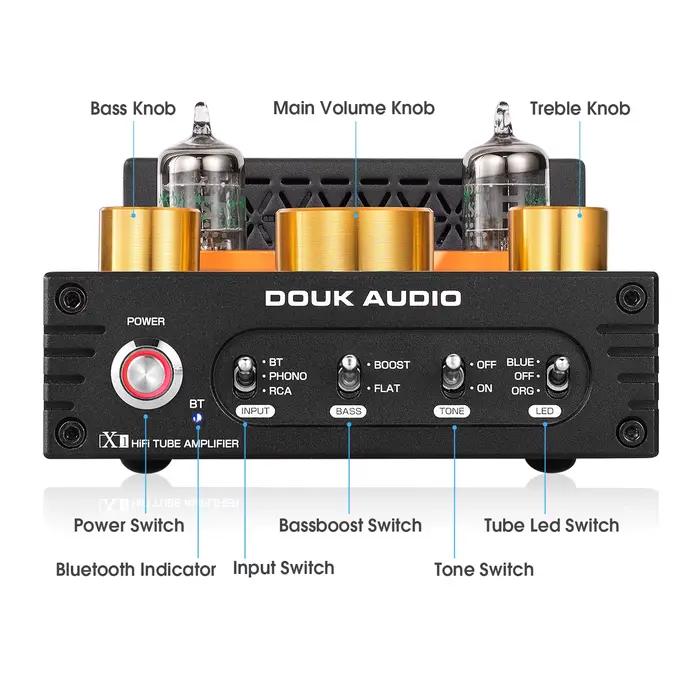 Nobsound HiFi JAN5725 Bluetooth 5.0 récepteur MM amplificateur Phono stéréo amplificateur à Tube sou