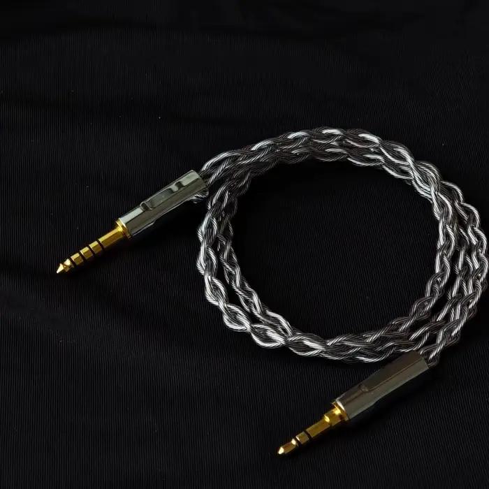 Câble de mise à niveau en argent OCC graphène 4.4mm pour Philips X2HR/X1S/SHP9500/9600, fil d'écoute