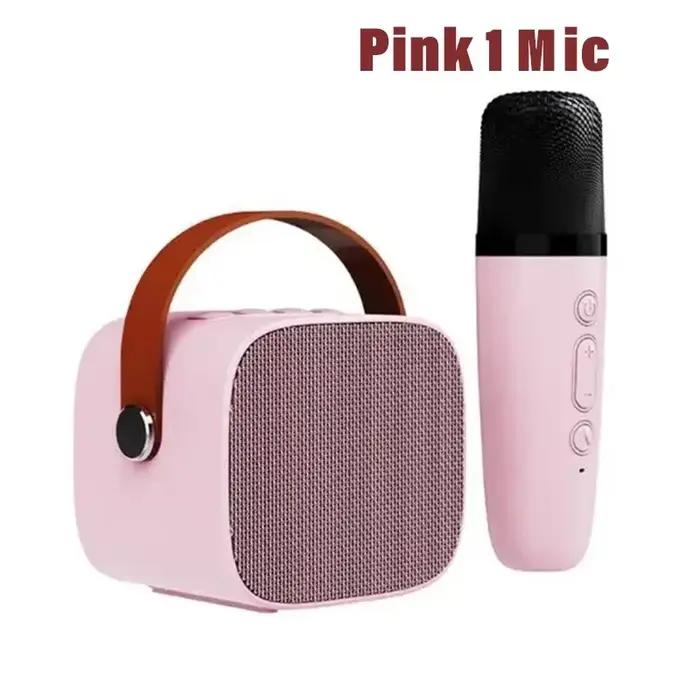 Machine à karaoké Portable sans fil, double Microphone, système HomeKTV DSP, haut-parleur Bluetooth,