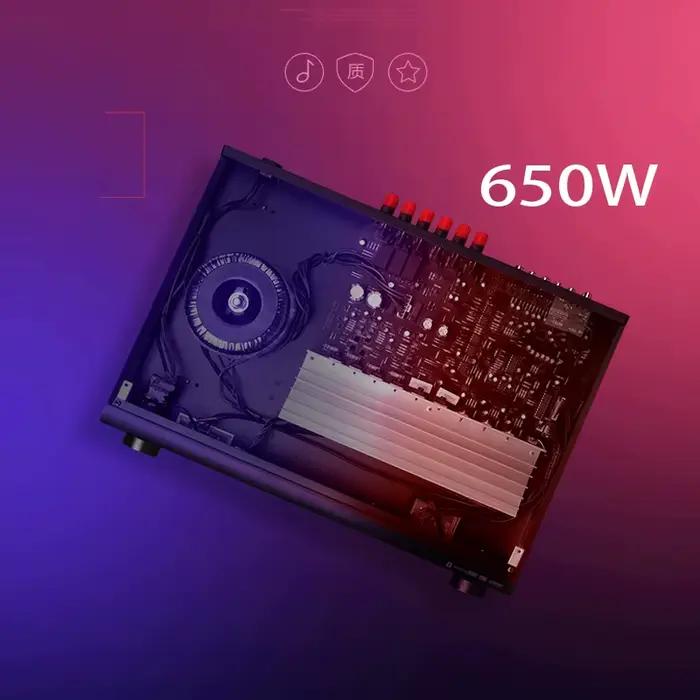 KYYSLB 650/900W Bluetooth 5.1 canaux 220V amplificateurs haute puissance professionnel HIFI karaoké 