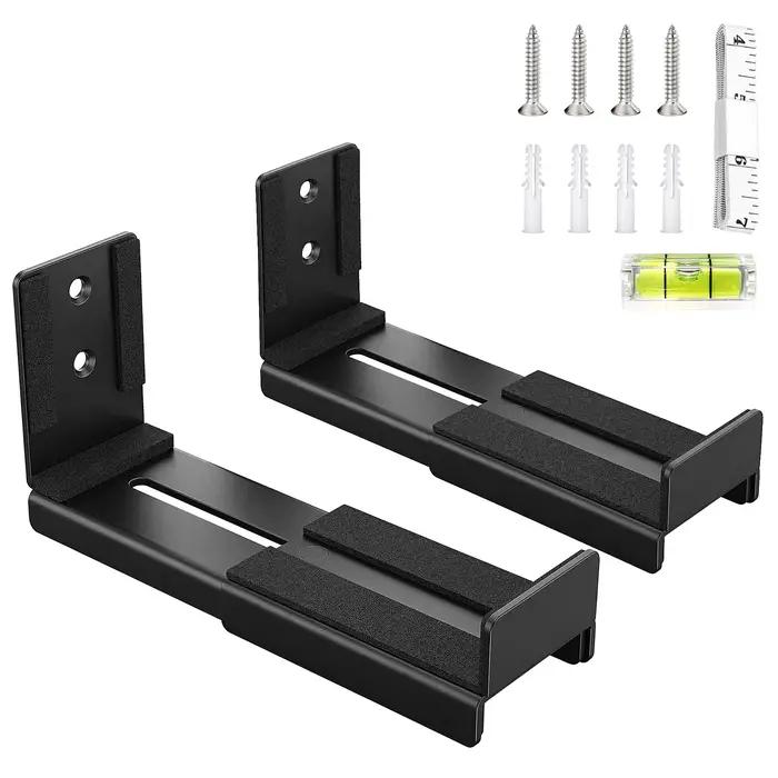 Support mural pour barre de son Sony, Bose, Samsung et autres, réglable en profondeur, en acier robu