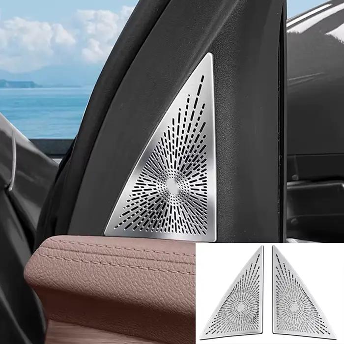 Grilles de haut-parleurs latéraux droit du coffre de voiture en acier inoxydable pour Grand Koleos G