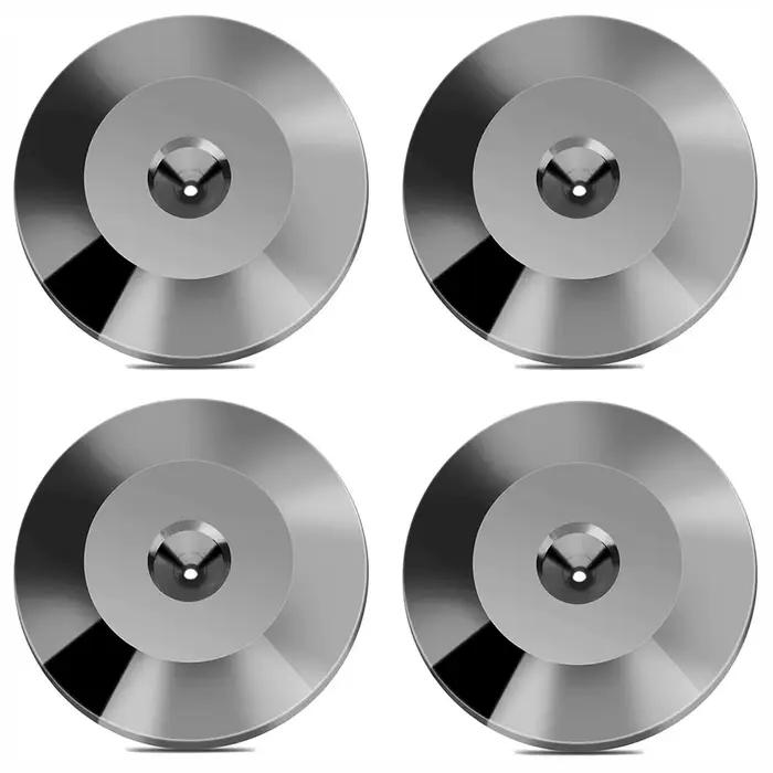 Pointes de haut-parleur en cuivre doré, 25x5mm, support d'isolation en cuivre, support d'amplificate