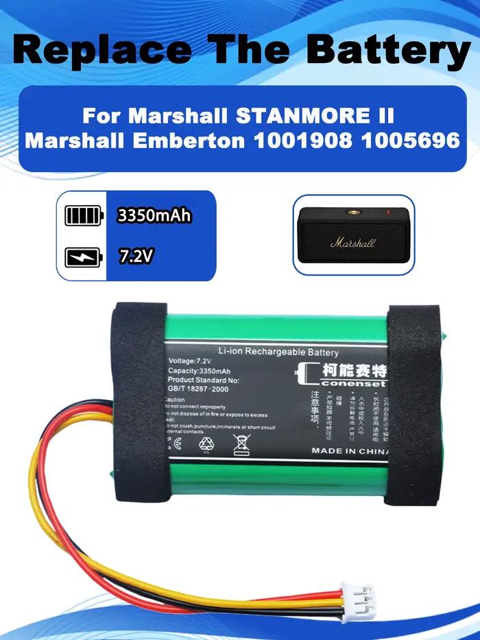 Batterie 7.2V 3350mAh C460A2-2 pour haut-parleur Bluetooth sans fil Marshall STANMORE II Marshall Em