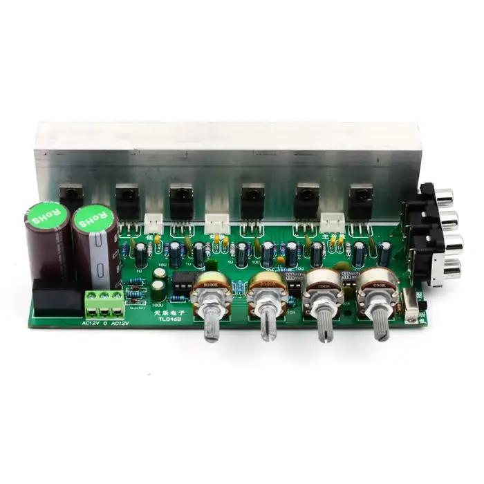 UNISIAN 6*18W 5.1 canaux carte amplificateur 6 canaux Surround Center caisson de basses TDA2030 ampl