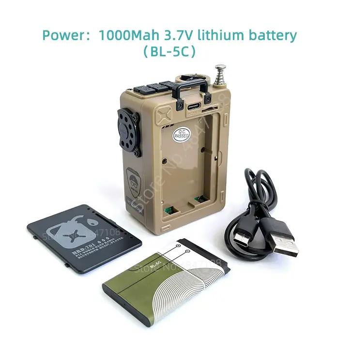 Radio Portable Mini poche FM AM MW SW WB récepteur pleine bande écran LCD lecteur de musique Support