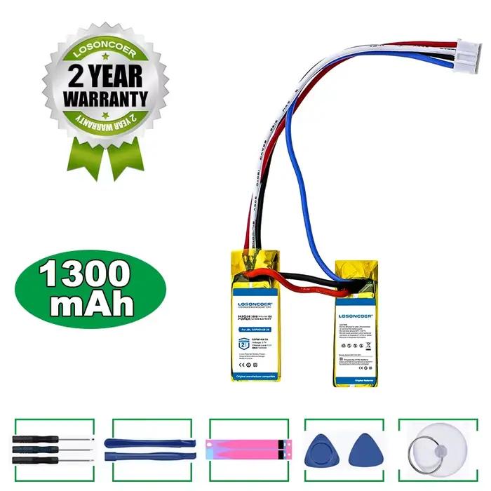 LObly COER-Batterie pour haut-parleur JBL, Soundgear, 1300mAh, Géventuelles 981438, 2S