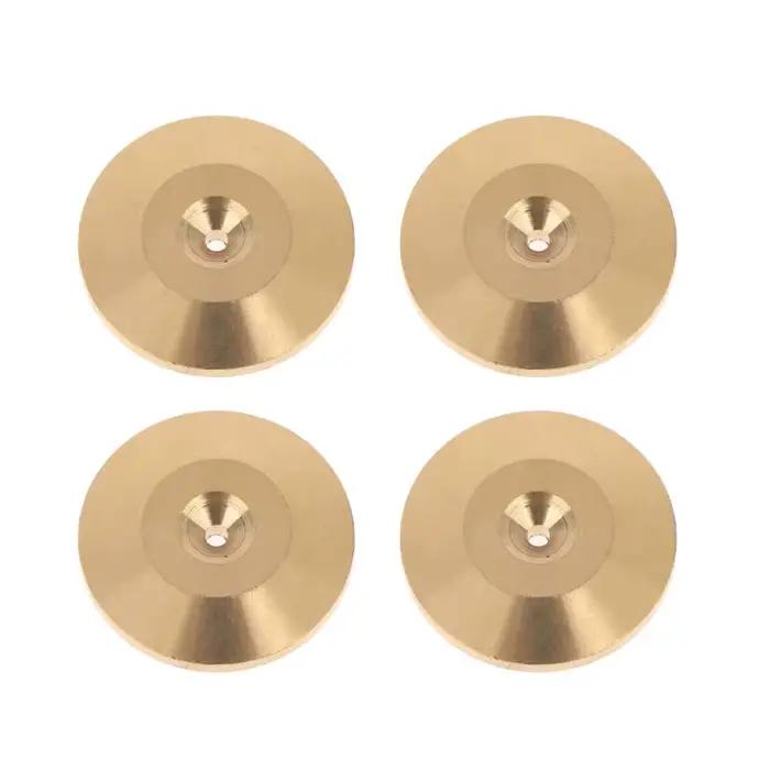 4 ou 8 patins d'isolation audio Hi-Fi en cuivre pur pour enceintes et pieds de studio à domicile
