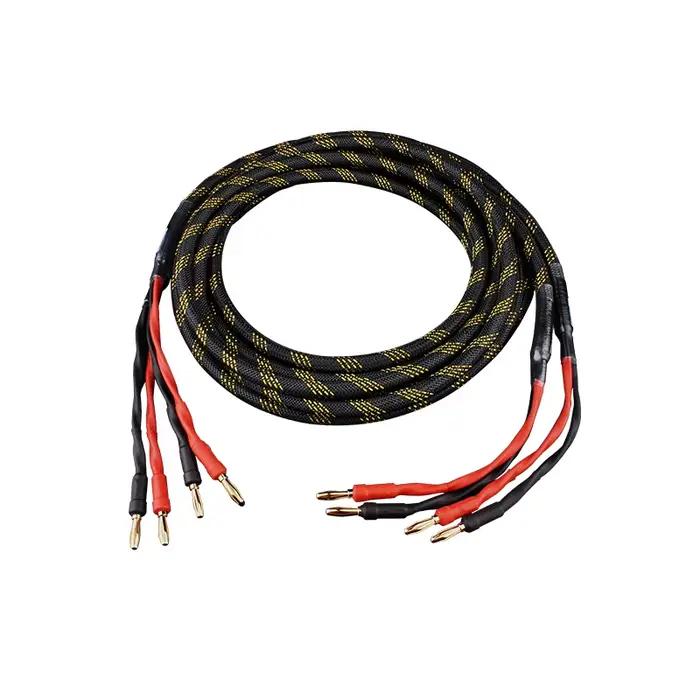 Câble audio haut-parleur, 4 à 4 gels, Canare 4S8, ODavid, HI-FI, amplificateur haut de gamme, tête