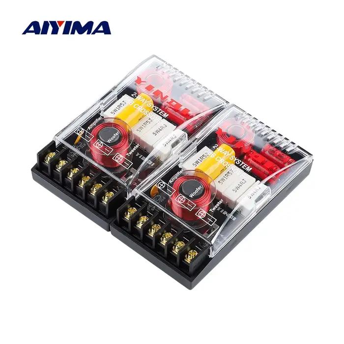 AIYIMA 2 PIÈCES 200W 2 Voies Audio Haut-Parleur De Voiture Crossover Aigus Basses Haut-Parleurs Indé