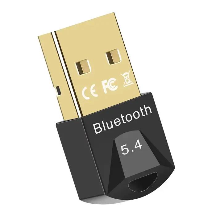 Adaptateur USB Bluetooth 5.4, émetteur, dongle audio Bluetooth, récepteur, adaptateur sans fil pour 