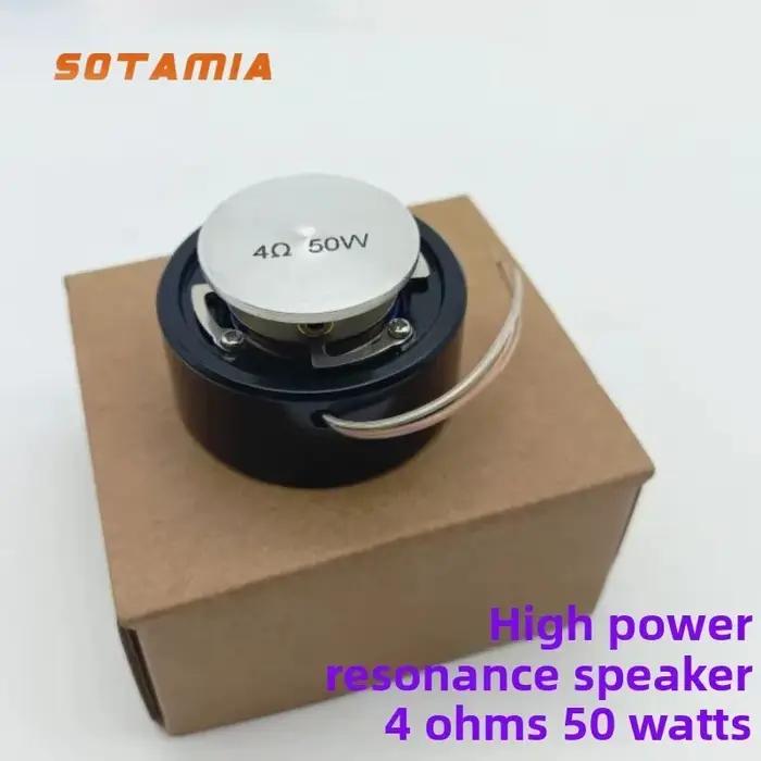 SOTAMIA 1 pièce Haut-parleur vibrant 2 pouces 4 ohms 50W Mini haut-parleur audio puissant 50MM Haut-