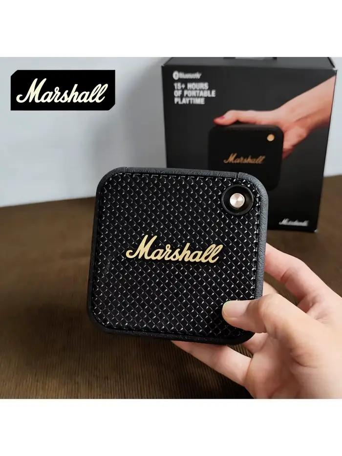 Haut-parleur Bluetooth sans fil portable et étanche Marshall Willen Mini avec subwoofer pour la mais
