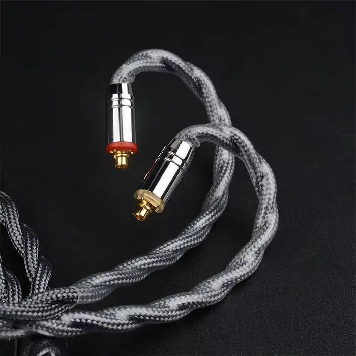 NICEHCK GreyRhino 6N OCC câble d'écouteurs HiFi en cuivre 3.5/2.5/4.4mm MMCX/2Pin pour HOLA Zero KAT