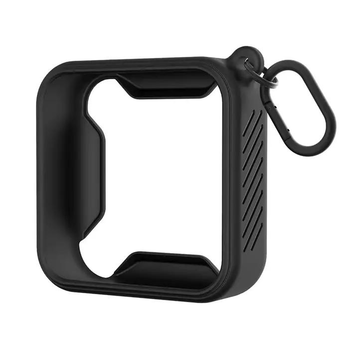 Juste de protection en silicone pour haut-parleur portable, antichoc, anti-chute, crochet en métal, 