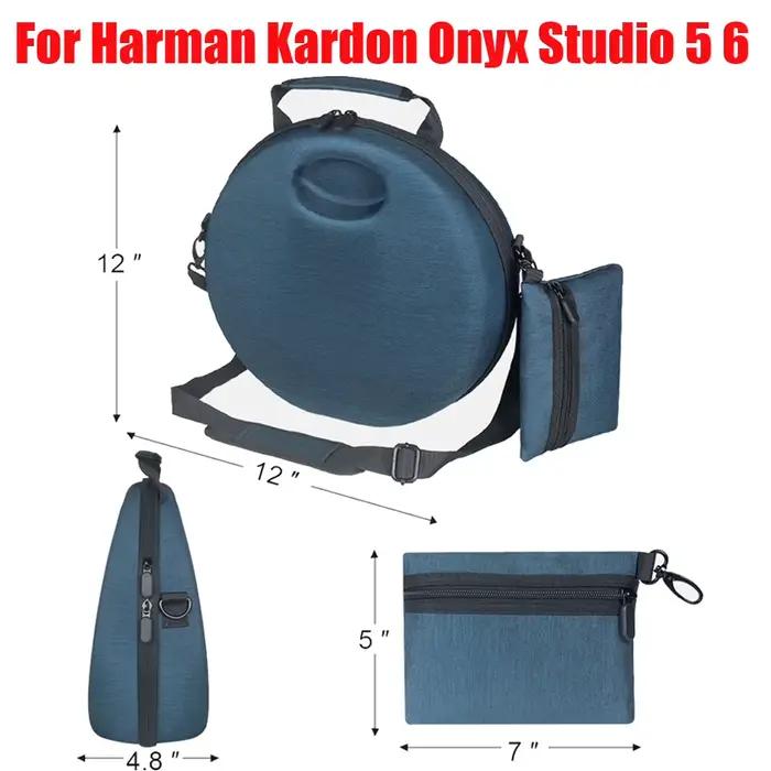 Étui de transport portable pour haut-parleur compatible Bluetooth, sac à main antichoc, sac de range