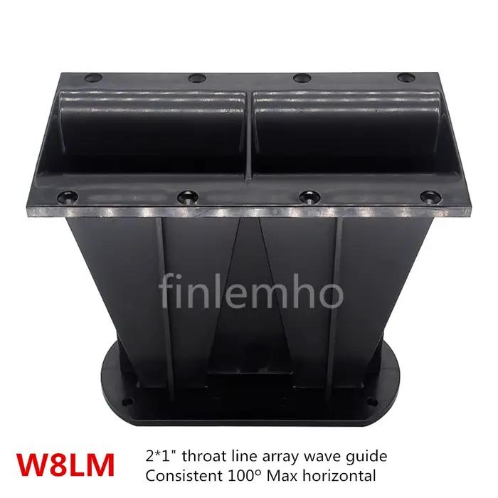 W8LM – haut-parleur à rangée de lignes, klaxon Tweeter 2x1 pouces, gorge, aigus, voiture, HiFi, Home