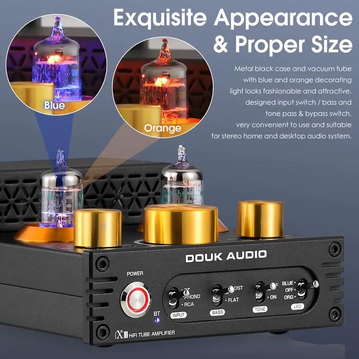 Nobsound HiFi JAN5725 Bluetooth 5.0 récepteur MM amplificateur Phono stéréo amplificateur à Tube sou