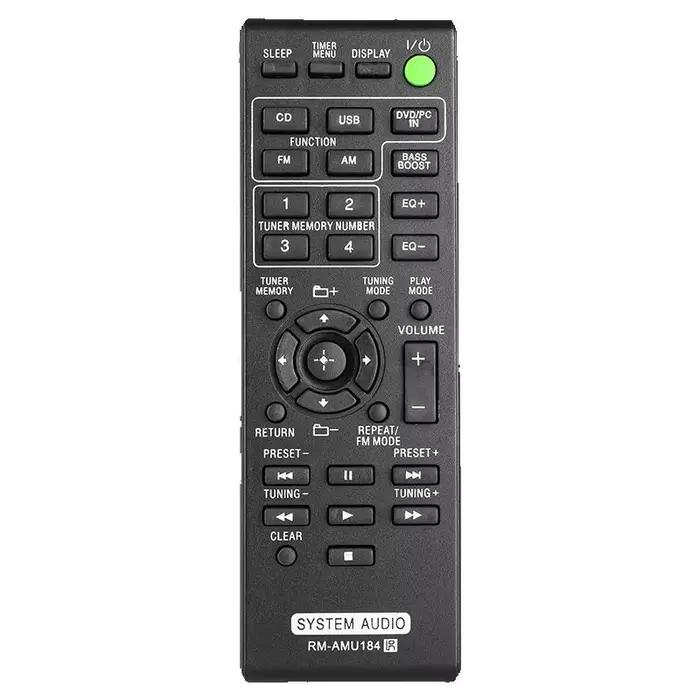 Télécommande RM-AMU184 compatible avec le système Hi-Fi miniature Sony MHC-ECL5 SS-ECL5 HCD-ECL5 MHC