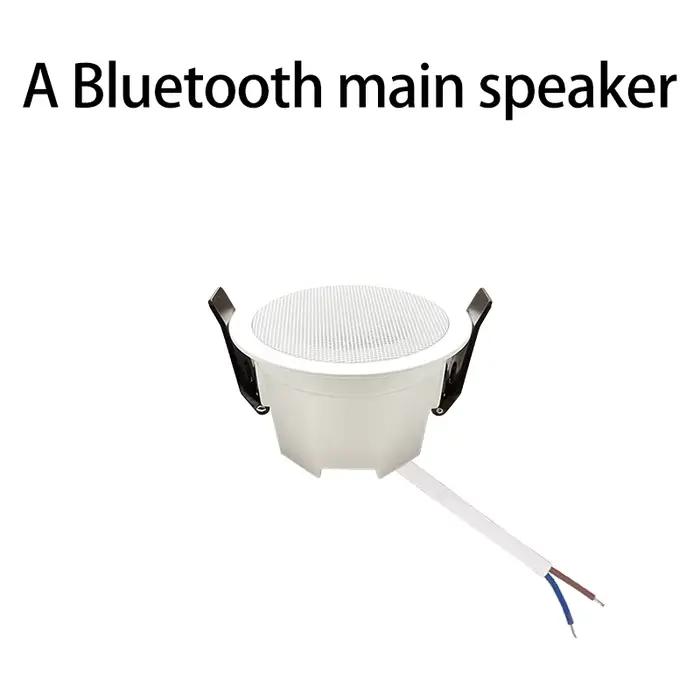 Mini haut-parleur de plafond Bluetooth 2 pouces pour l'audio domestique, son stéréo, haut-parleurs d
