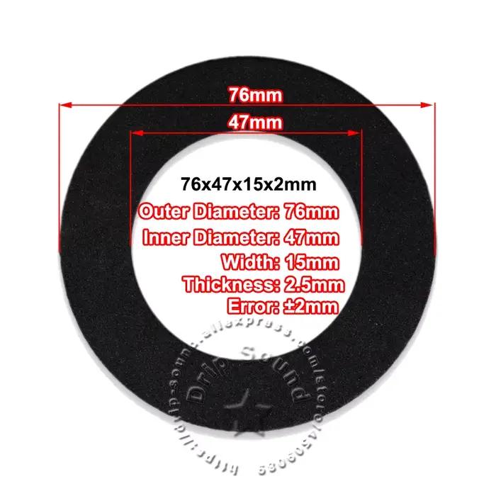 2 pièces 3 "/4"/5 "/6.5"/8 "/10" pouces EVA haut-parleur joint d'étanchéité Woofer antichoc joint ta