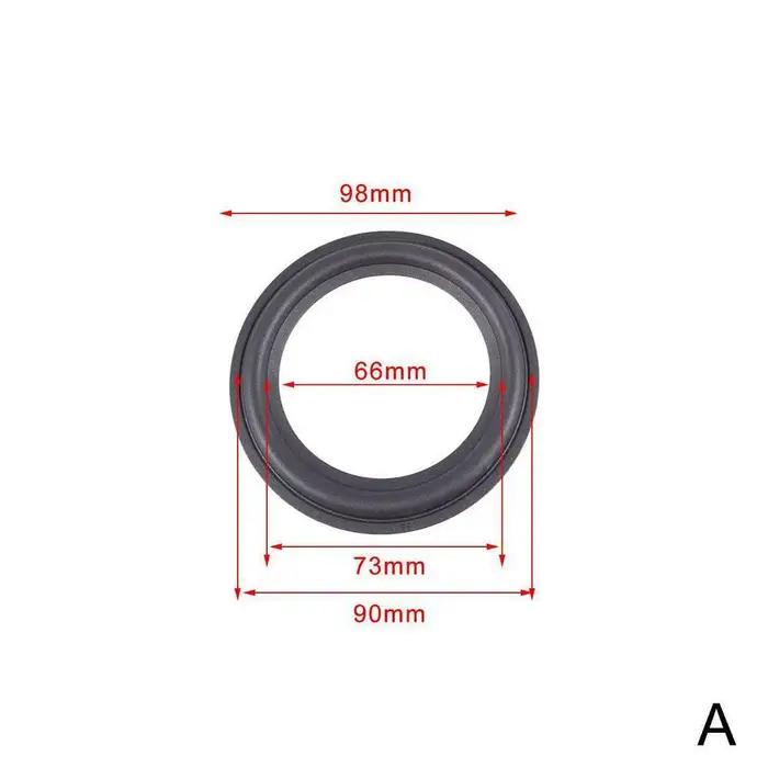 Mousse de réparation en caoutchouc élastique pour haut-parleur, bord de woofer, suspension, 4 ", 5/6