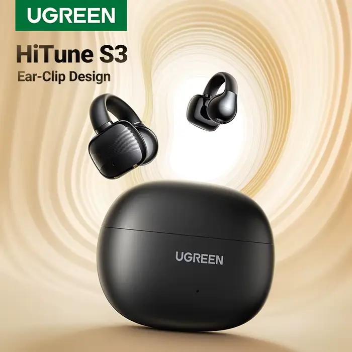 UGREEN-Écouteurs sans fil Bluetooth HiTune S3, oreillettes de sport, casque avec micro et crochets d