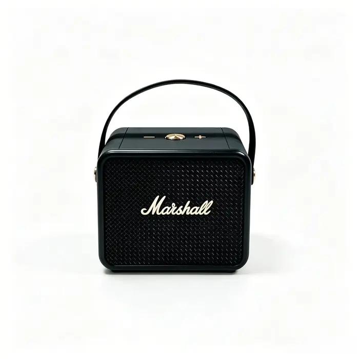 Haut-parleur Bluetooth carré miniature Marshall M19, stéréo de bureau avec son surround et basses pr