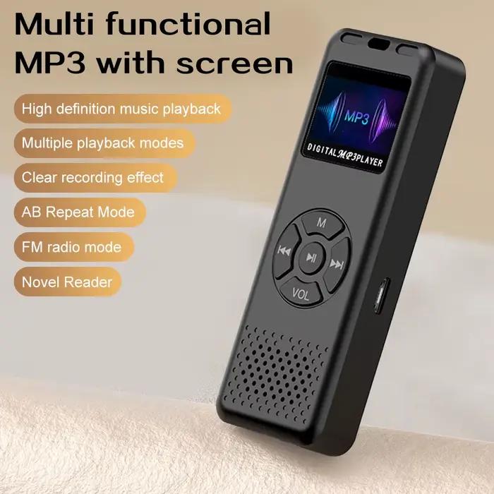 Lecteur de musique stéréo sans perte, baladeur de sport portable avec radio FM, E-Ple, Reproducteur 