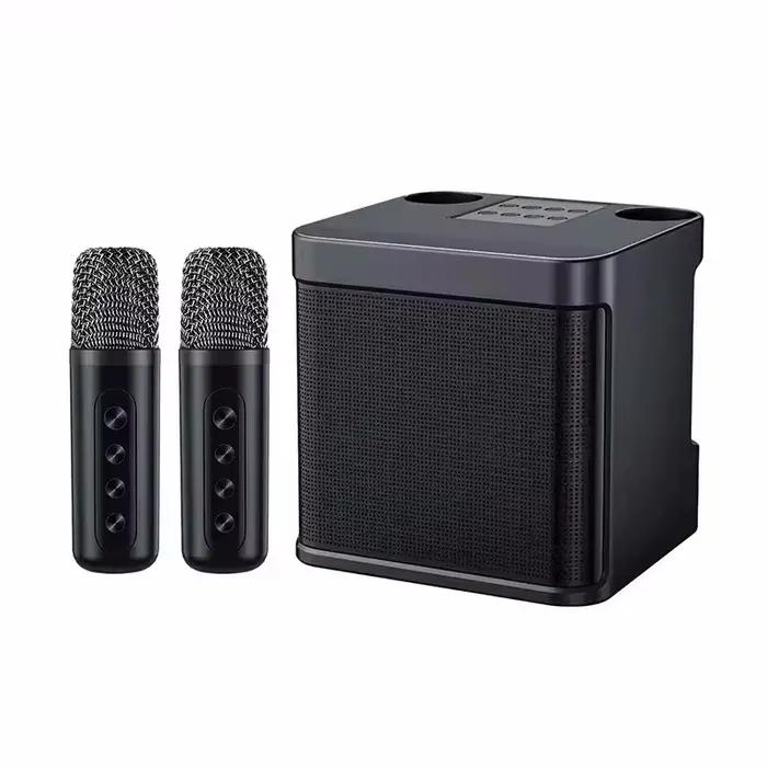 Enceinte Bluetooth sans fil karaoké avec microphone, machine portable, caixa de som, colonne de musi