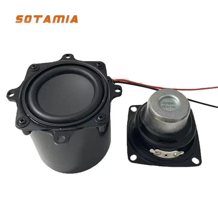 SOTAMIA 1 pièces 2 pouces gamme complète haut-parleur passif 4 Ohm 10W basse diaphragme Pot bas Comp
