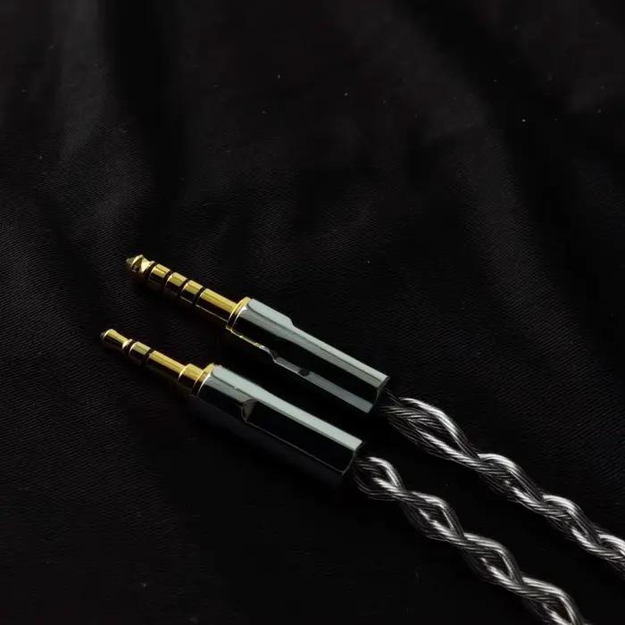 Câble de mise à niveau en argent OCC graphène 4.4mm pour Philips X2HR/X1S/SHP9500/9600, fil d'écoute