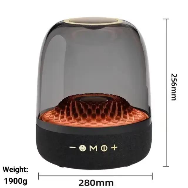 LP90 4ème 120W haute puissance basse boîte à musique 9D Surround son colonne plein écran Transparent