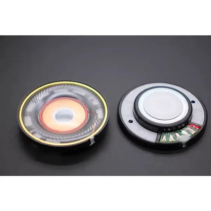 Écouteurs à diaphragme Transparent en graphène 40mm, unité de haut-parleur, basses lourdes, bricolag