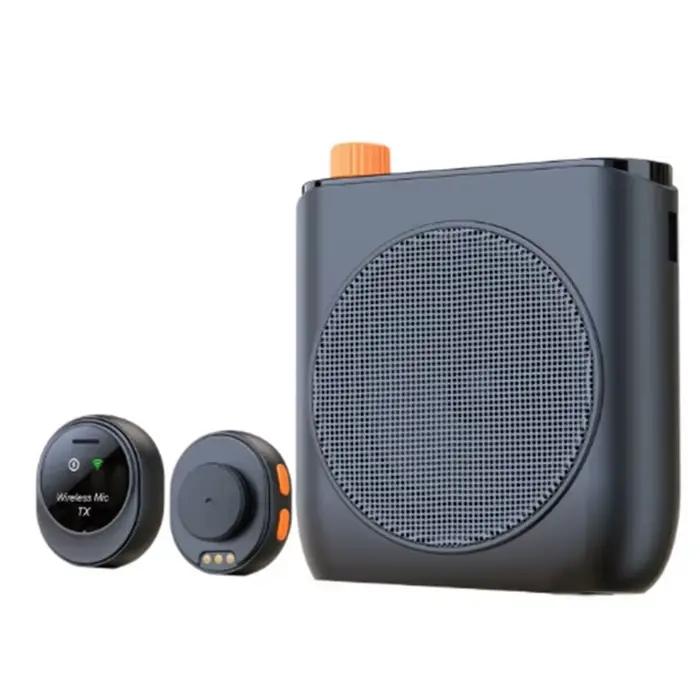 Amplificateur vocal sans fil CABE-J98 avec micro Lavalier, haut-parleur Bluetooth à clipser avec étu