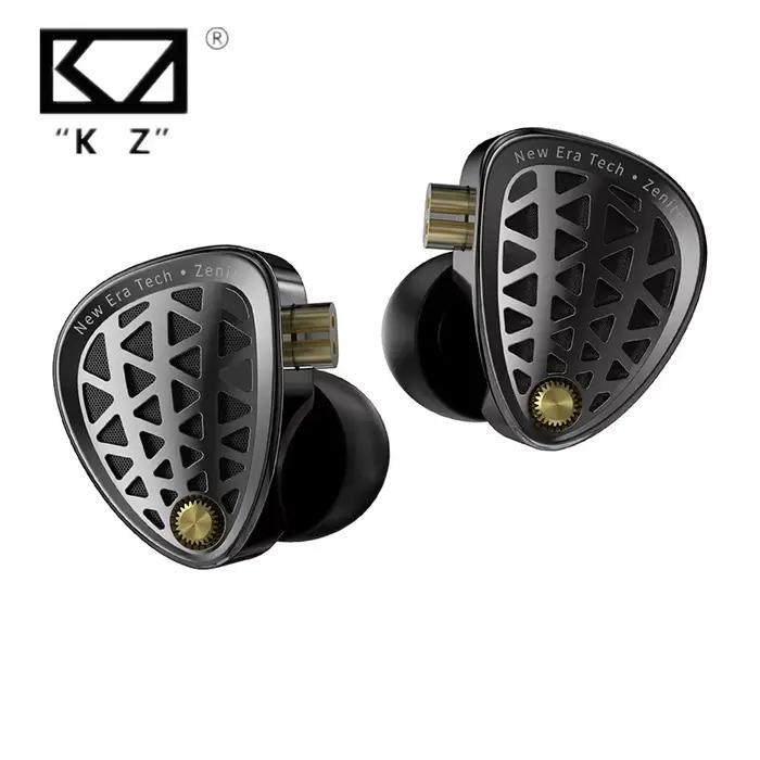 KZ Zenith écouteurs intra-auriculaires réglables haut de gamme casque en métal pilote dynamique lEMs