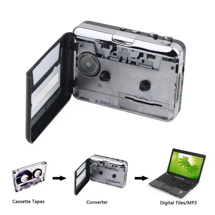 Lecteur radio USB portable pour cassette, convertisseur de cassette USB en MP3, lecteur de musique a