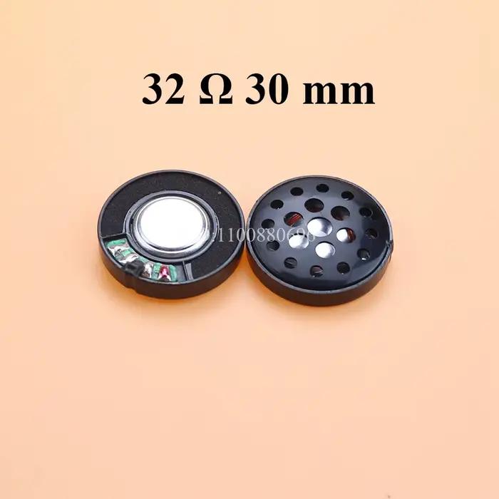 2 pièces nouveau 50mm 40mm 30mm 27mm unité de haut-parleur pour bricolage casque Excellent diaphragme sonore voix claire basses profondes très