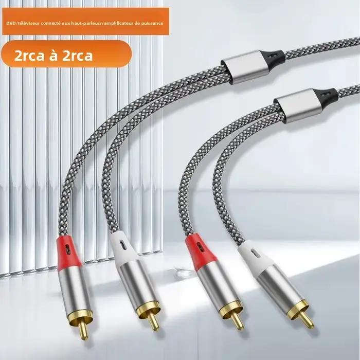Câble audio double RCA