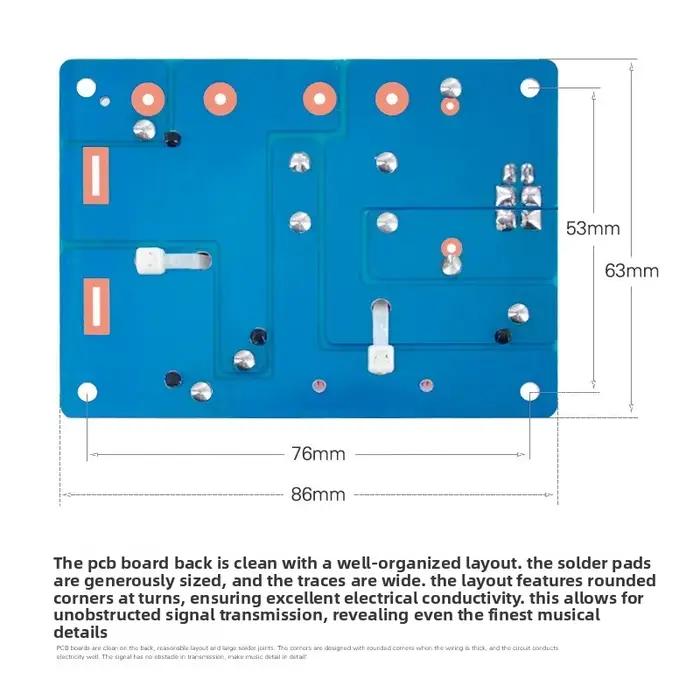 Composant de haut-parleur crossover bidirectionnel Hi-Fi pour système audio haute et basse fréquence