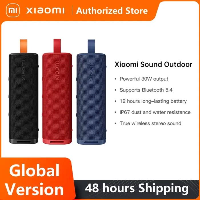 Version Globale Xiaomi Sound Outdoor Smart Speaker Bluetooth 5.4 IP67 Résistance à la poussière et à l'eau