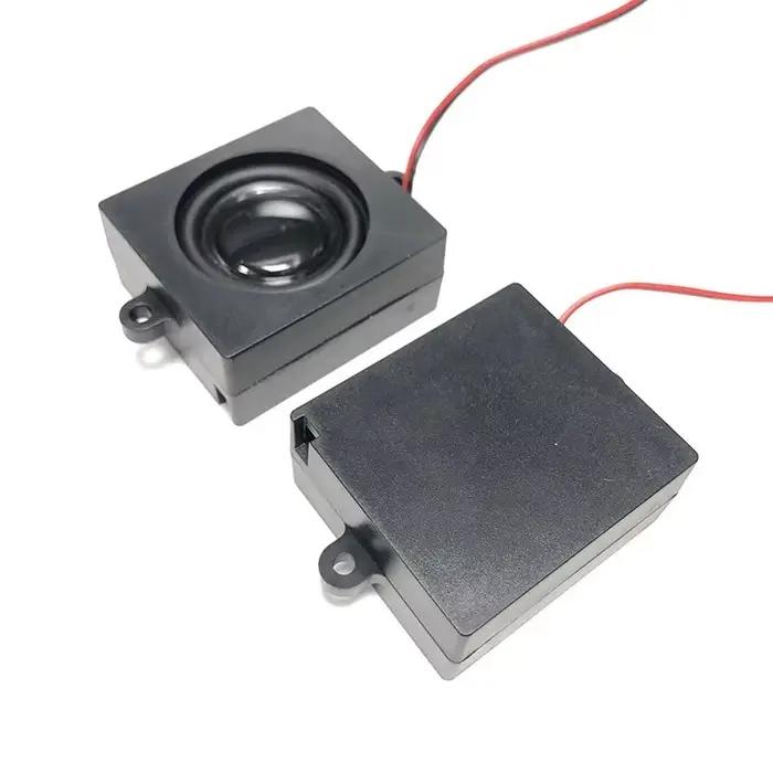 SOTAMIA 2Pcs 4550 Mini Haut-parleur Audio Passif 4,8 Ohm 5W pour Publicité, Téléviseur LCD, Ordinateur, Home Cinéma
