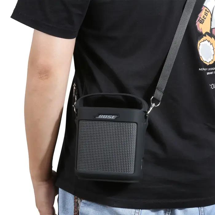 Pour BOSE Sound Link Color 2 haut-parleur plus récent étui en silicone Portable avec sangle mousqueton