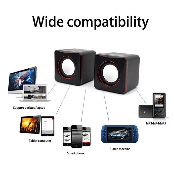 Mini haut-parleur pour ordinateur portable domestique