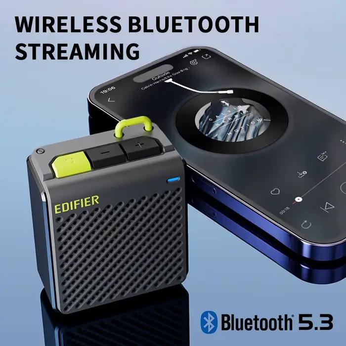Edifier MP85 haut-parleurs Bluetooth portables Camping marche haut-parleur sans fil stéréo 70g léger 8H lecture étanche