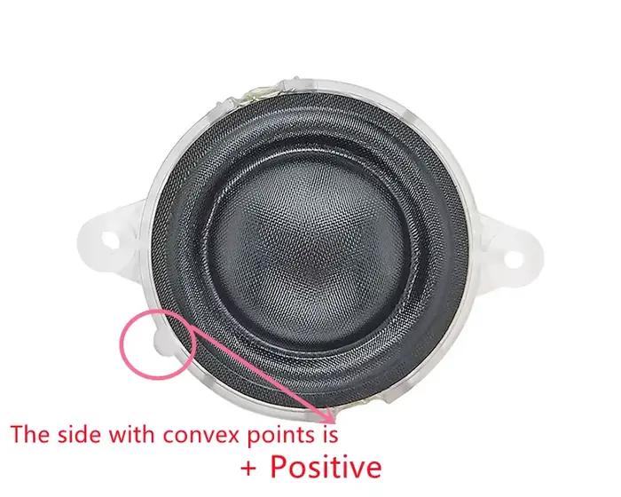 Pour Harman Kardon 1.25 pouces haut-parleur triple en néodyme 4Ohm 20W Tweeter dôme en soie unité binaurale intégrée bricolage support en cristal 2 pièces